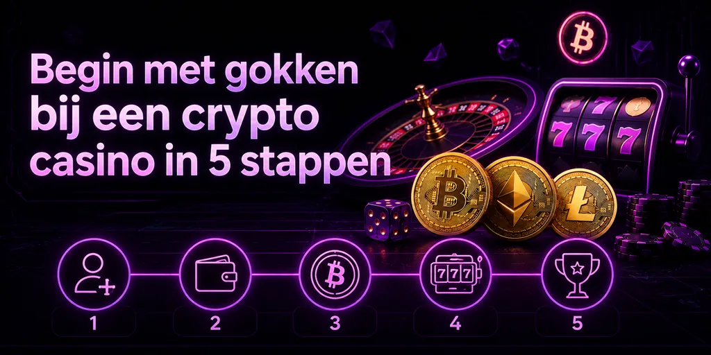 Begin met gokken bij een crypto casino in 5 stappen