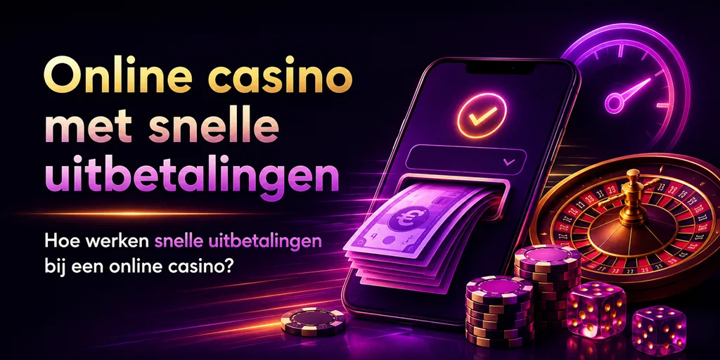 Hoe werken snelle uitbetalingen bij een online casino