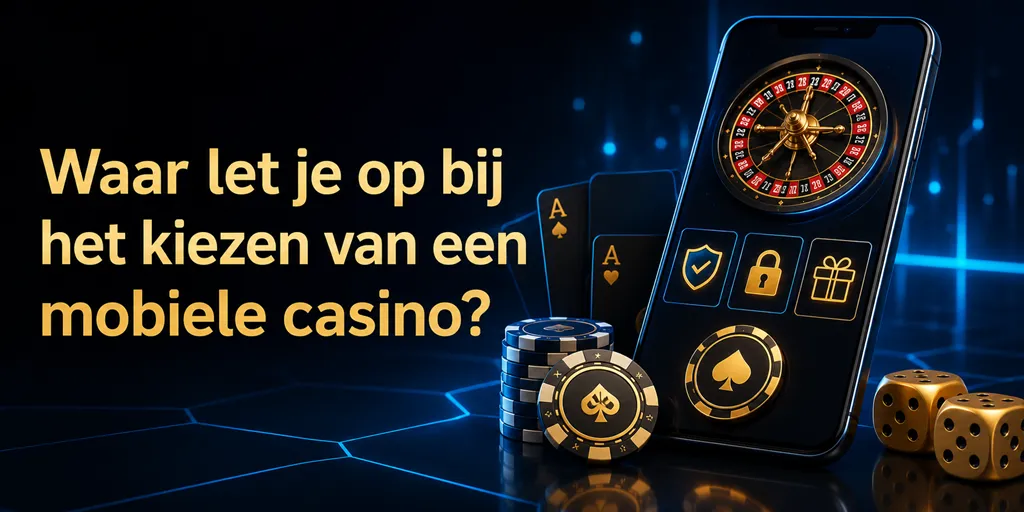 Waar let je op bij het kiezen van een mobiele casino