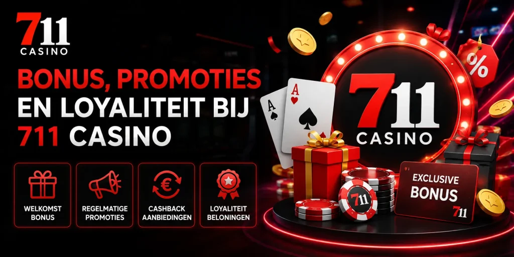 Bonus, promoties en loyaliteit bij 711 Casino