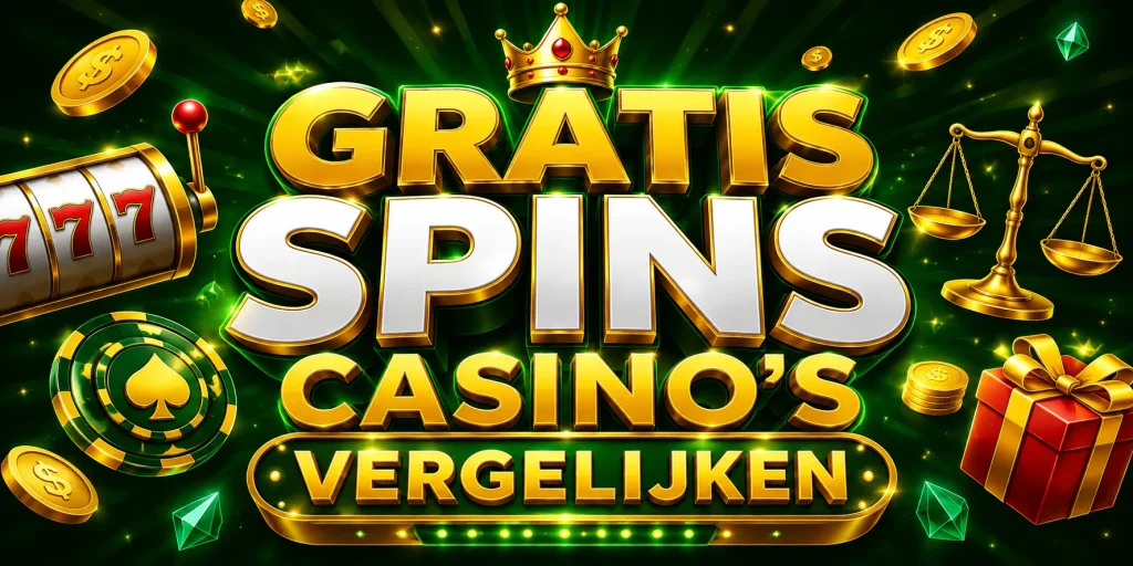 Gratis spins casino's vergelijken
