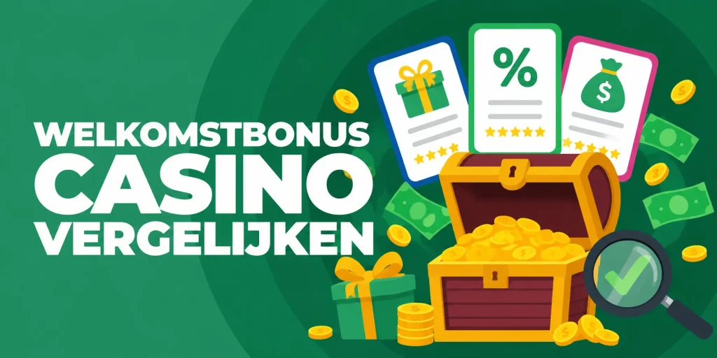 Welkomstbonus casino vergelijken
