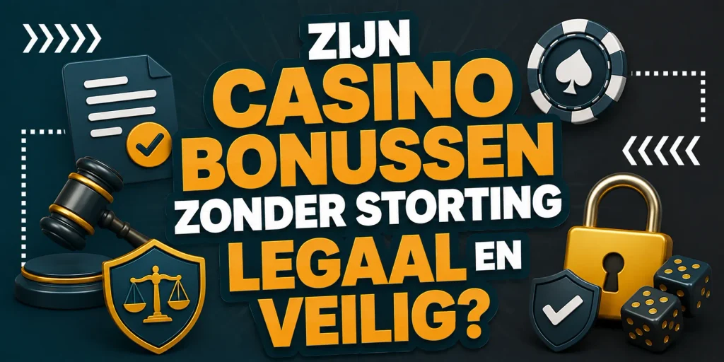 Zijn casino bonussen zonder storting legaal en veilig
